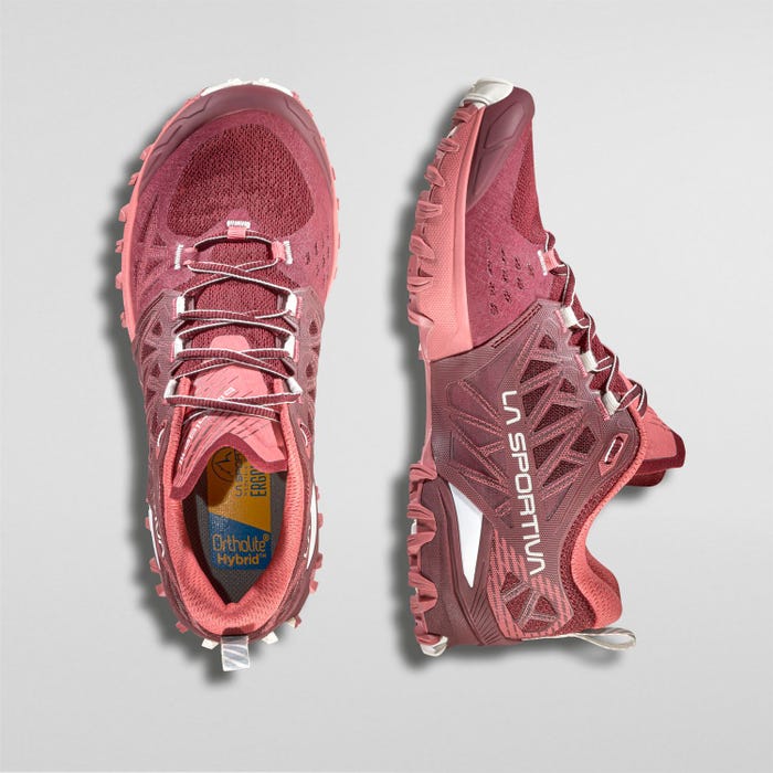 La Sportiva Bushido III Woman GTX product view 4 — Redwood/Rosebay