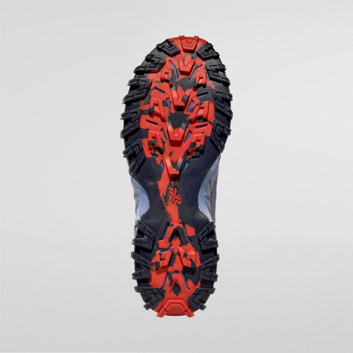 La Sportiva Bushido III Woman GTX product view 2 — Stone-Blue/Moonlight