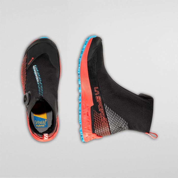 La Sportiva Cyklon Cross Woman GTX product view 4 — Black/Hibiscus