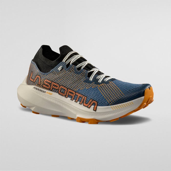 La Sportiva Prodigio Pro Men product view 1 — Hurricane/Apricot