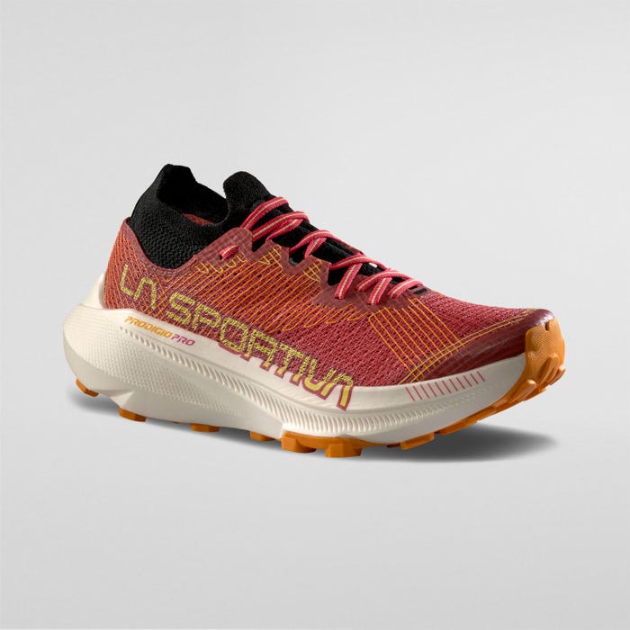 La Sportiva Prodigio Pro Woman product view 1 — Mineral Red/Banana