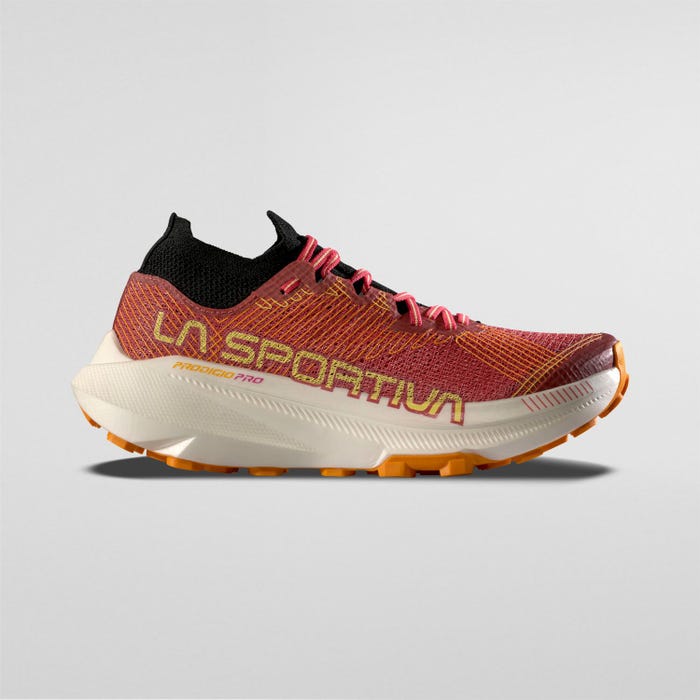 La Sportiva Prodigio Pro Woman product view 3 — Mineral Red/Banana
