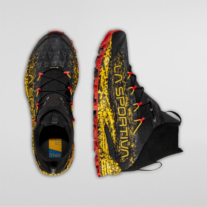 La Sportiva Uragano GTX Men product view 4 — Black/Yellow