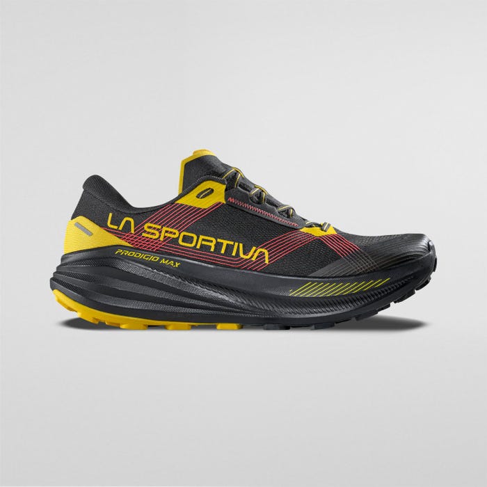 La Sportiva Prodigio Max Men product view 3 — Black/Yellow