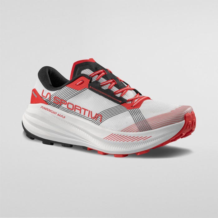 La Sportiva Prodigio Max Men product view 1 — White/Lava