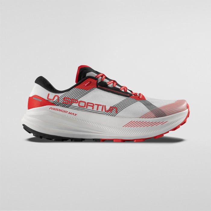 La Sportiva Prodigio Max Men product view 3 — White/Lava