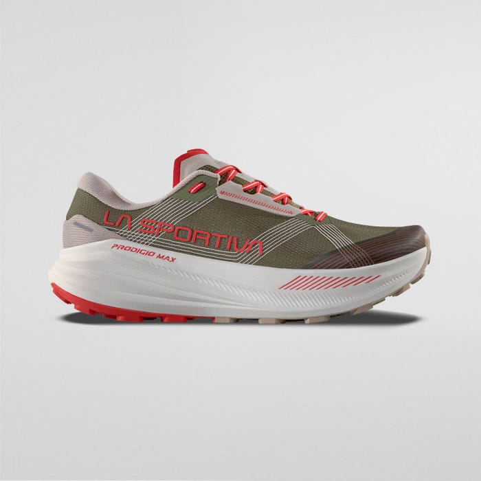 La Sportiva Prodigio Max Woman product view 4 — Cypress/Mountain Red