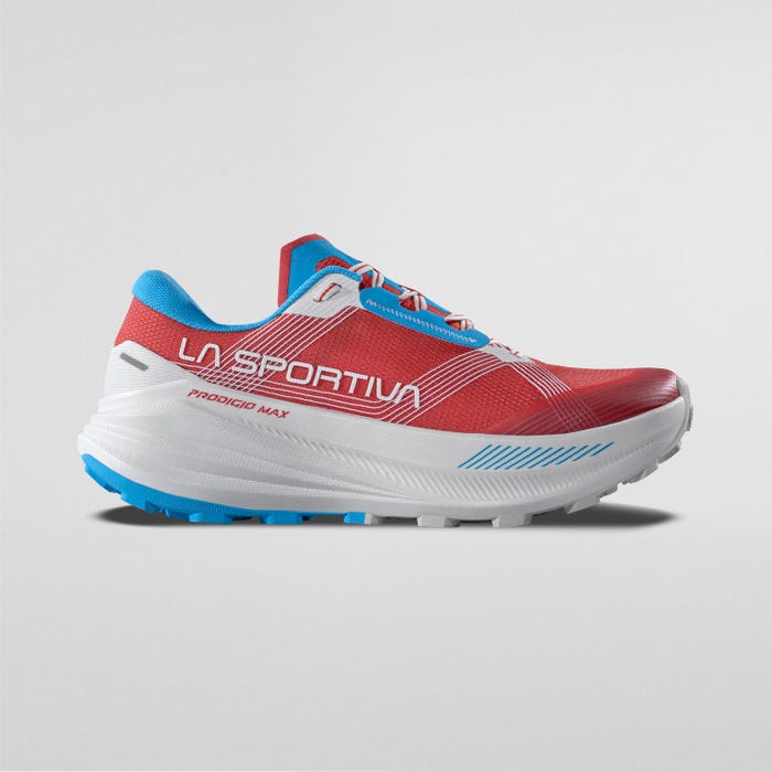 La Sportiva Prodigio Max Woman product view 3 — Hibiscus/Malibu Blue