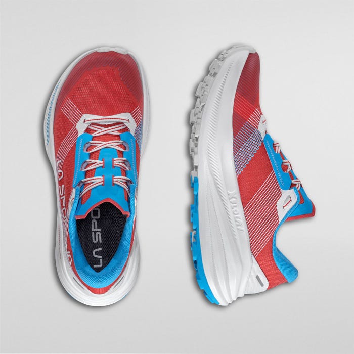 La Sportiva Prodigio Max Woman product view 4 — Hibiscus/Malibu Blue