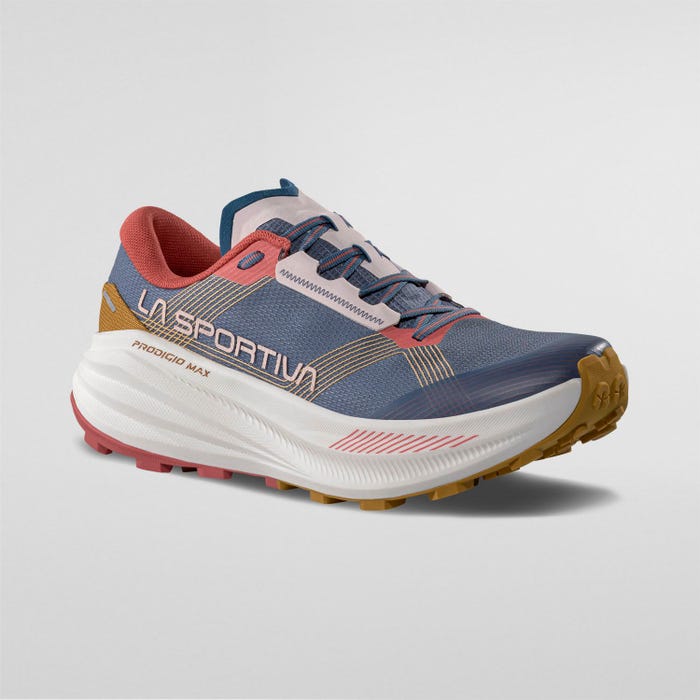 La Sportiva Prodigio Max Woman product view 1 — Hurricane/Mineral Red
