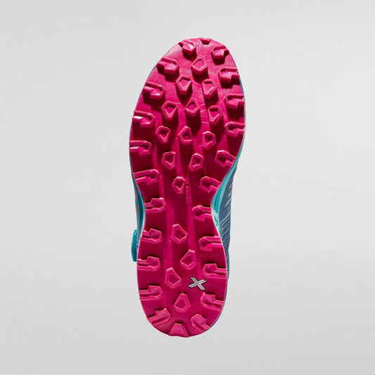 La Sportiva Cyklon Woman product view 2 — Storm Blue/Cherry Tomato