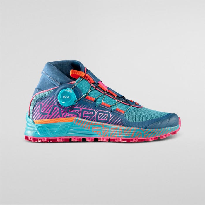 La Sportiva Cyklon Woman product view 3 — Storm Blue/Cherry Tomato