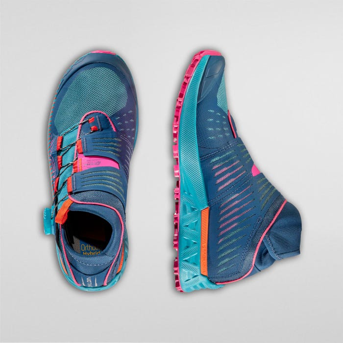 La Sportiva Cyklon Woman product view 4 — Storm Blue/Cherry Tomato