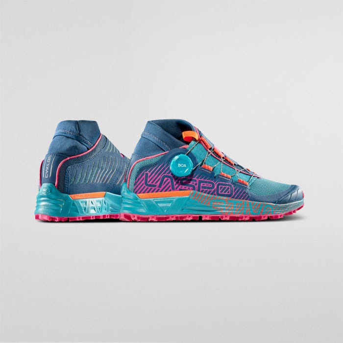 La Sportiva Cyklon Woman product view 5 — Storm Blue/Cherry Tomato