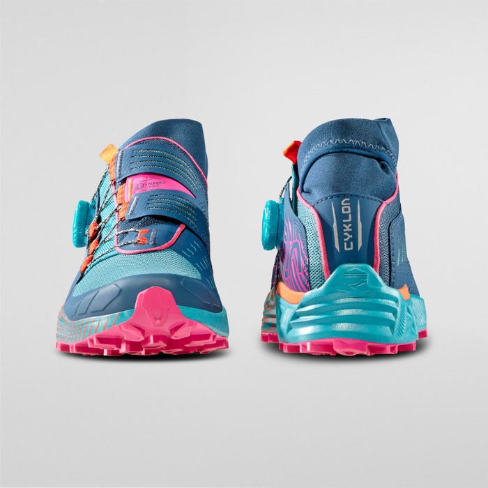 La Sportiva Cyklon Woman product view 6 — Storm Blue/Cherry Tomato
