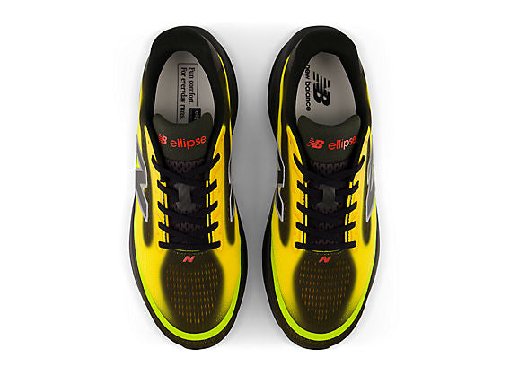 New Balance Ellipse v1 Men product view 4 — Black Cement / Satsuma Orange