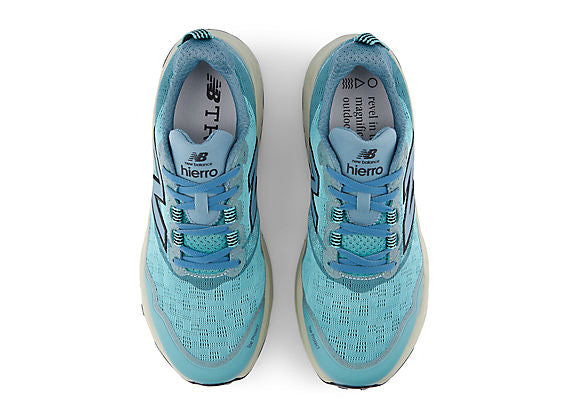 New Balance Fresh Foam X Hierro v9 Men product view 4 — Faded Teal / Black