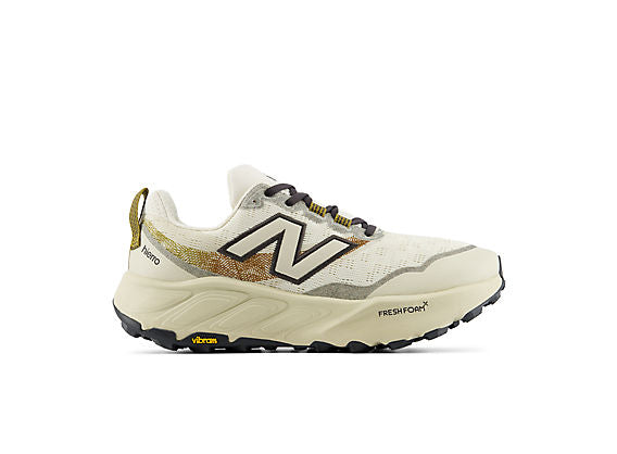 New Balance Fresh Foam X Hierro v9 Men product view 2 — Angora / Basil Oil