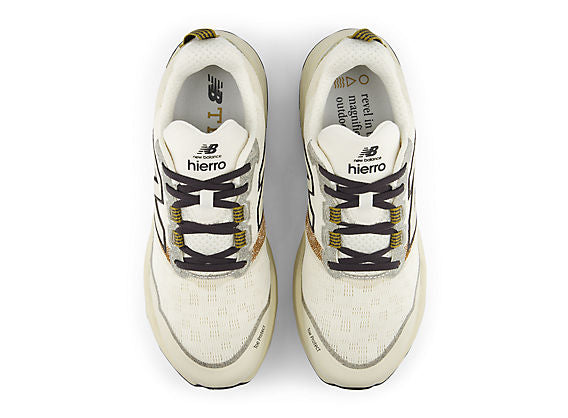 New Balance Fresh Foam X Hierro v9 Men product view 4 — Angora / Basil Oil
