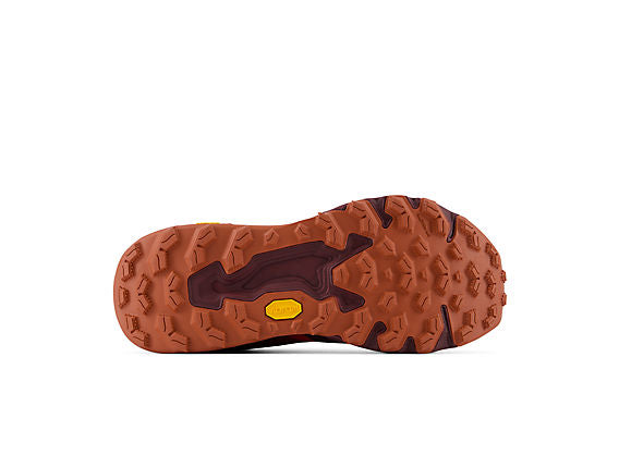 New Balance Fresh Foam X Hierro v9 Men product view 6 — Neo Flame / Mulled Wine