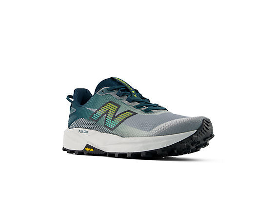 New Balance FuelCell Rebel Trail Men product view 5 — Medusa Green / Shadow Grey