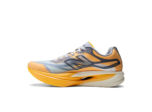 New Balance FuelCell SuperComp Elite v6 Men product view 3 — Satsuma Orange / Digital Mist