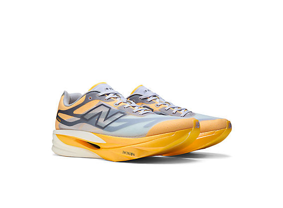 New Balance FuelCell SuperComp Elite v6 Men product view 5 — Satsuma Orange / Digital Mist