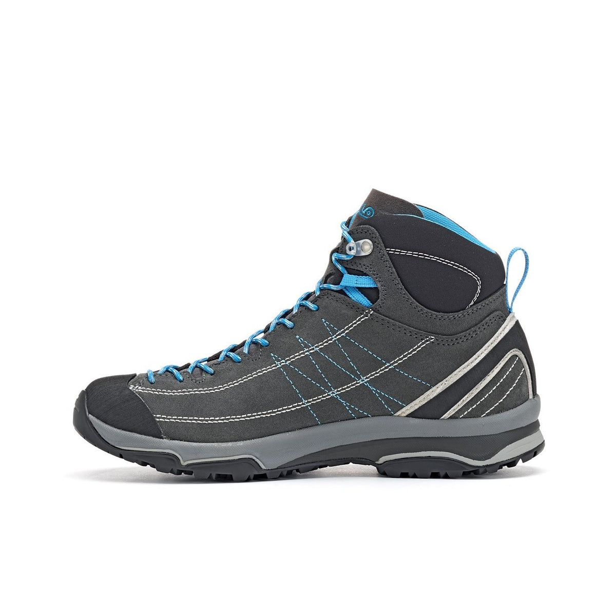 Asolo Nucleon Mid GV – Women's product view 4 — GRAPHITE / SILVER / CYAN BLUE