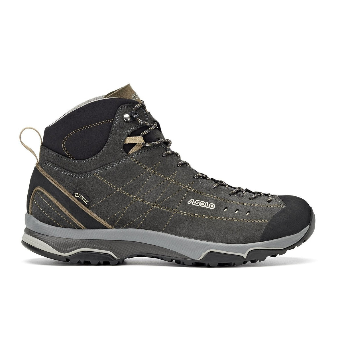 Asolo Nucleon Mid GV – Men's product view 2 — GRAPHITE / BROWN