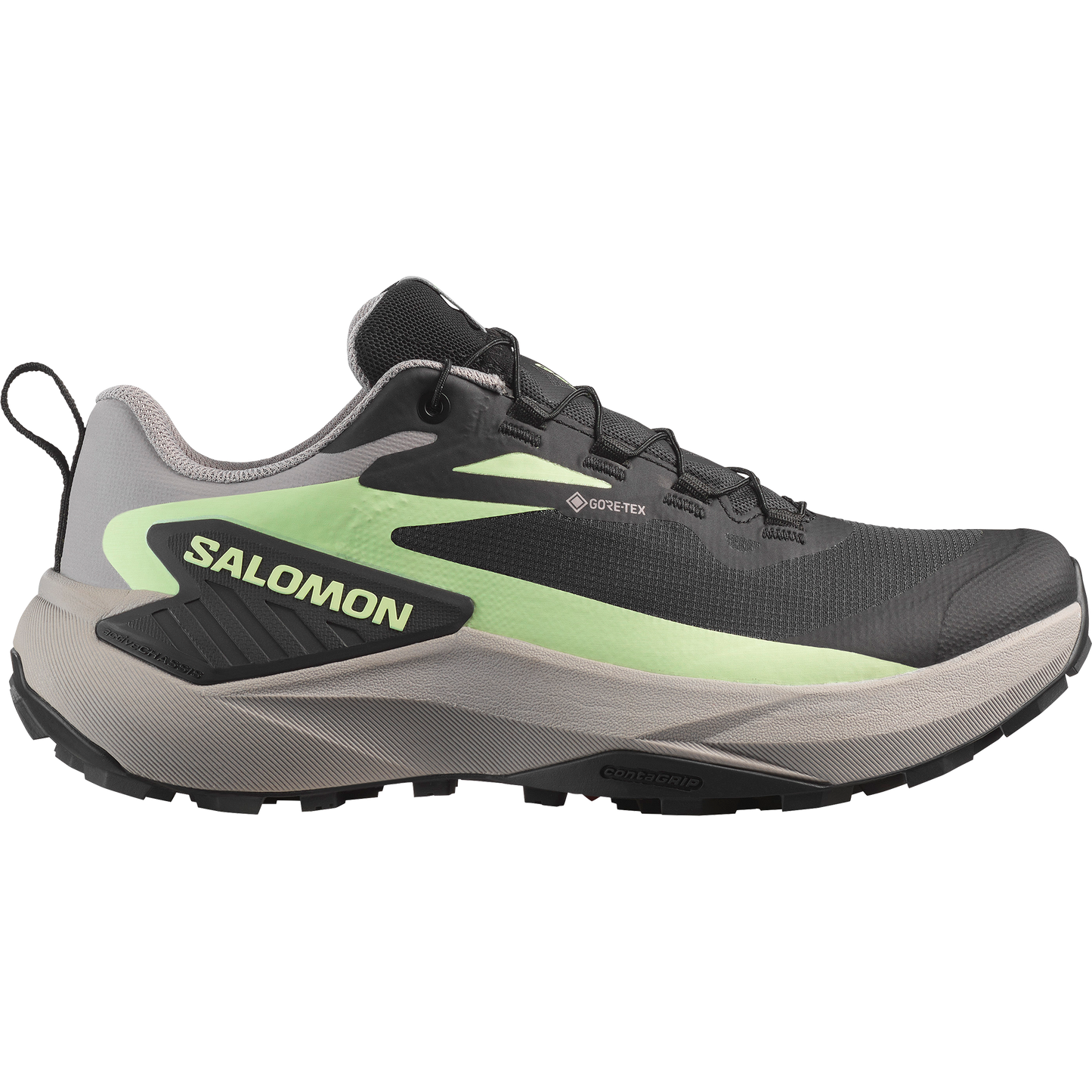 Salomon Genesis GORE-TEX Women product view 1 — Black / Gull / Patina Green
