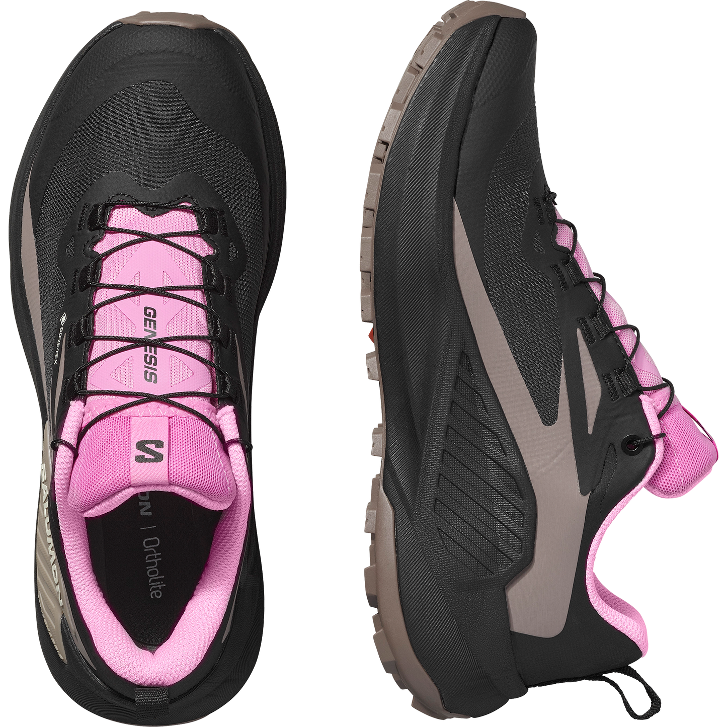 Salomon Genesis GORE-TEX Women product view 2 — Cyclamen / Black / Etherea