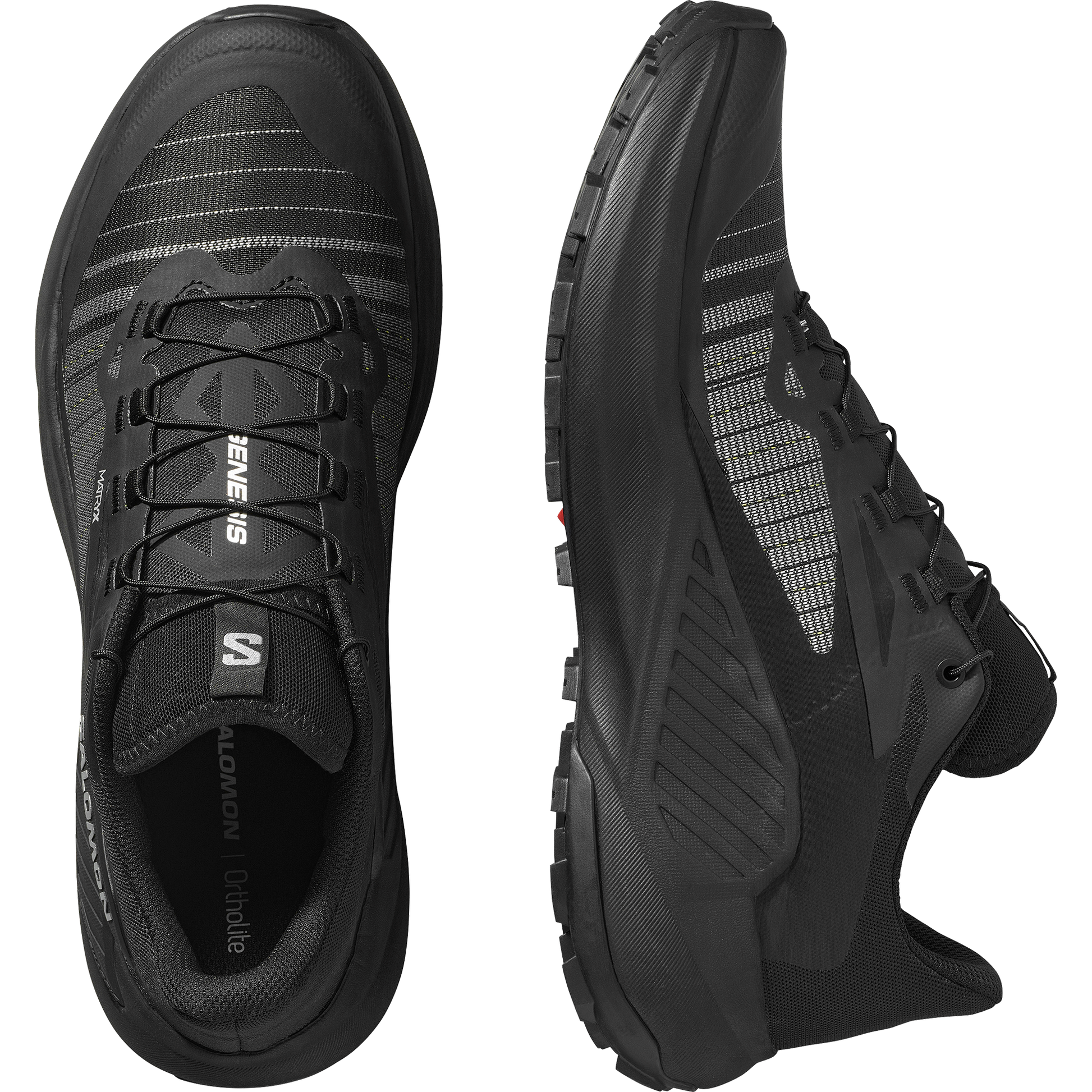 Salomon Genesis Men product view 2 — Black / Black / Ftw Silver