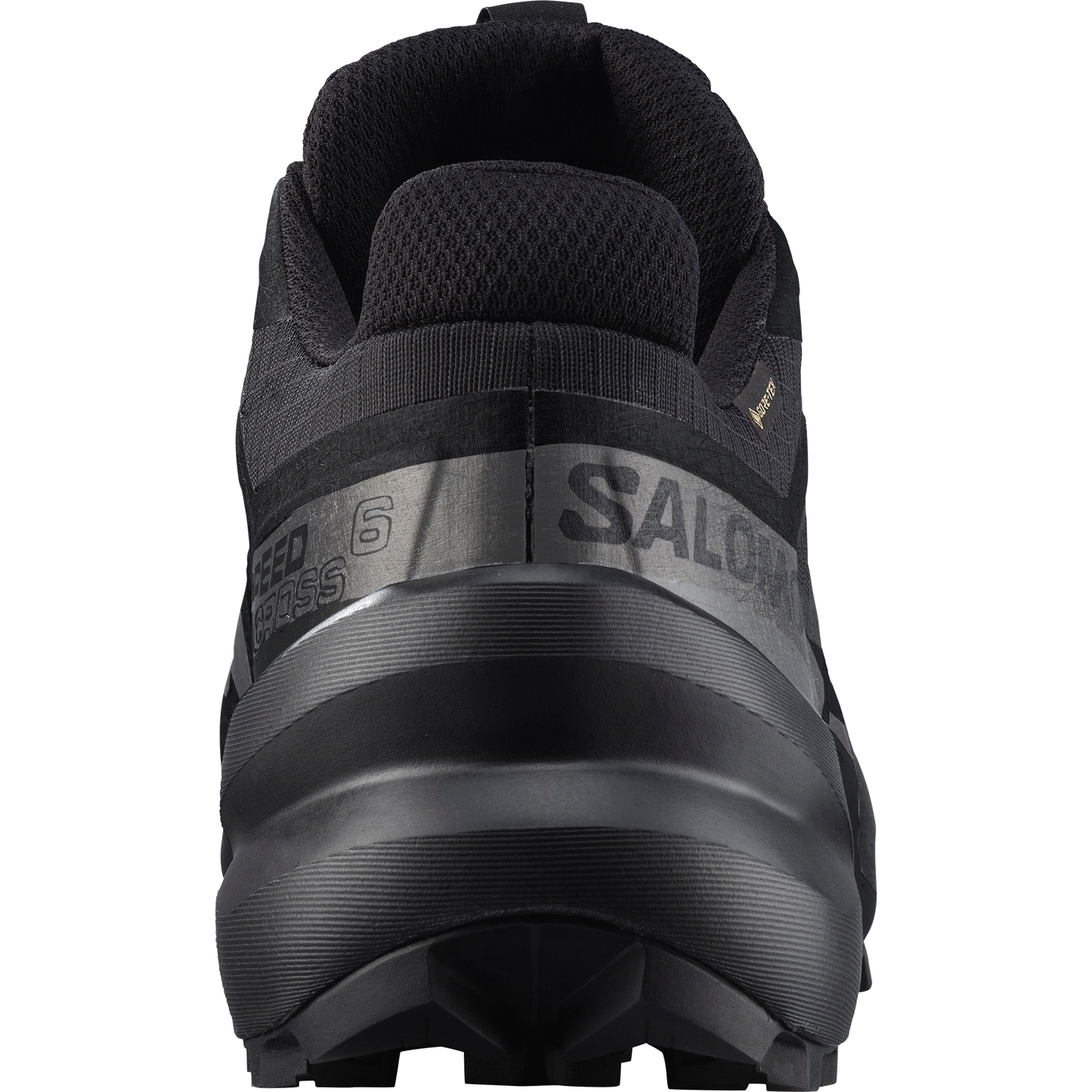 Salomon Speedcross 6 GORE-TEX Men product view 5 — Black / Black / Phantom