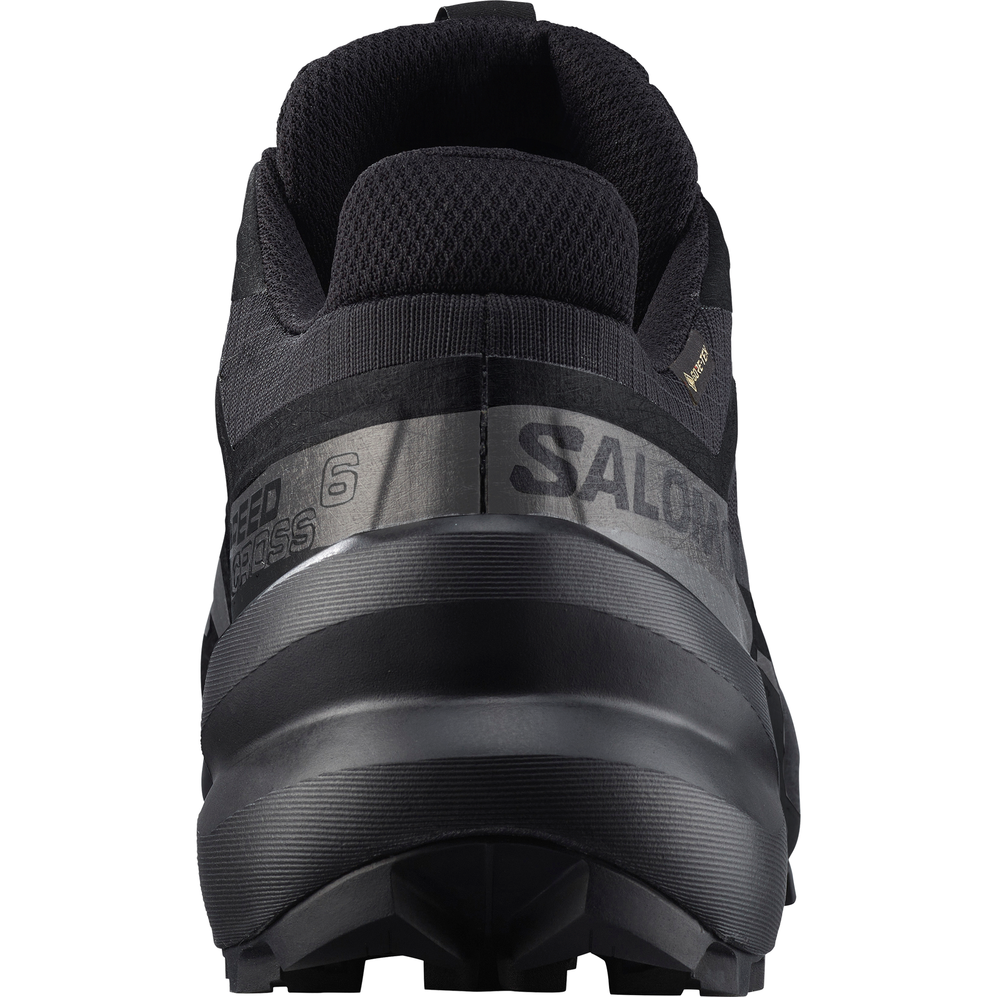 Salomon Speedcross 6 GORE-TEX Men product view 5 — Black / Black / Phantom