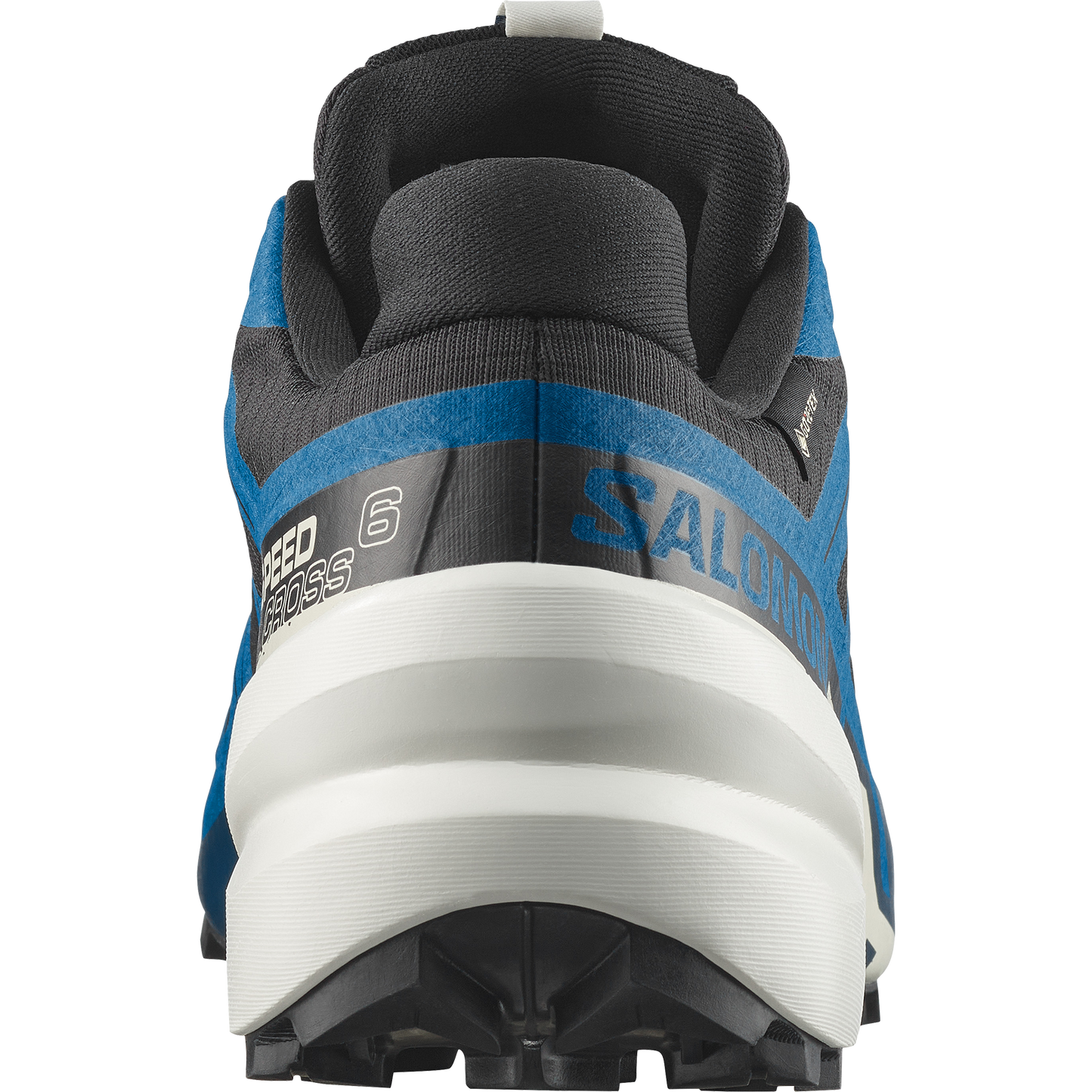 Salomon Speedcross 6 GORE-TEX Men product view 5 — Black / Mykonos Blue / Vanilla Ice