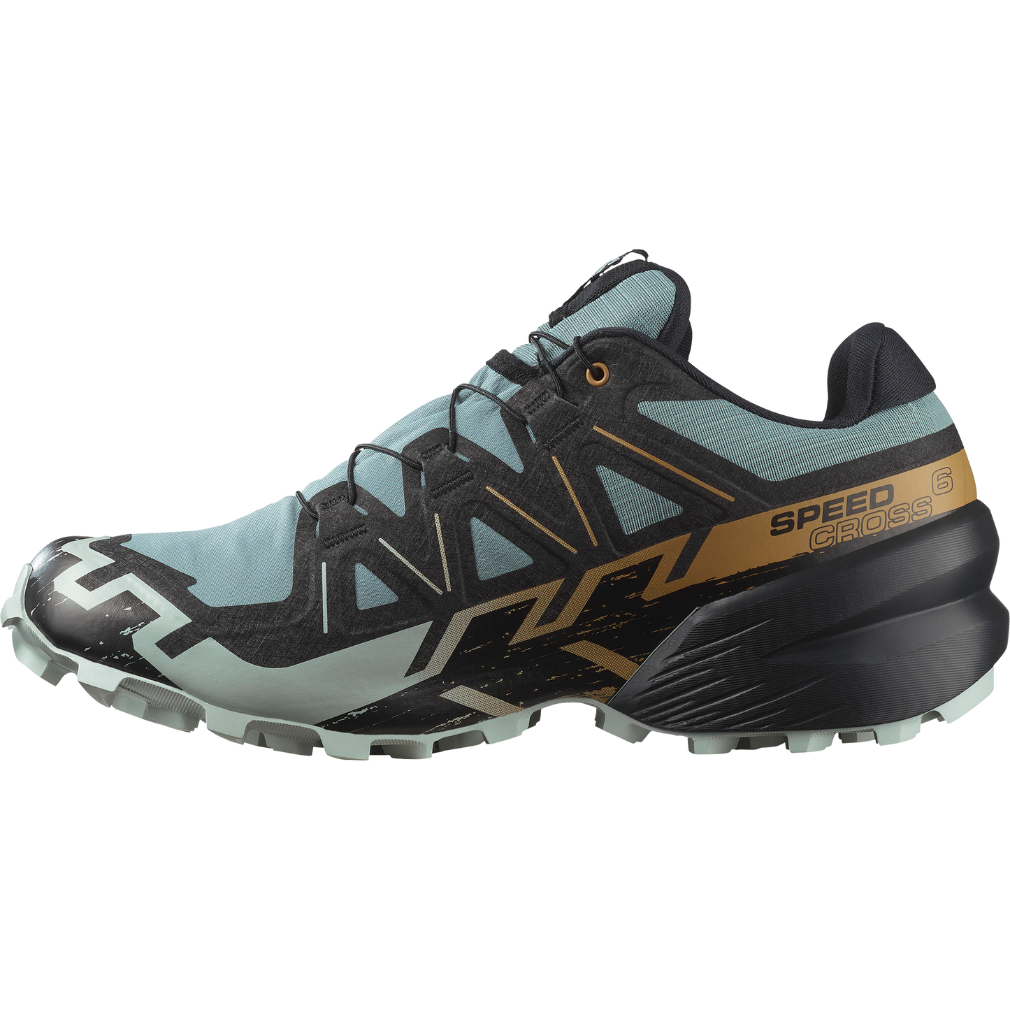 Salomon Speedcross 6 GORE-TEX Men product view 3 — Trooper / Black / Wood Thrush