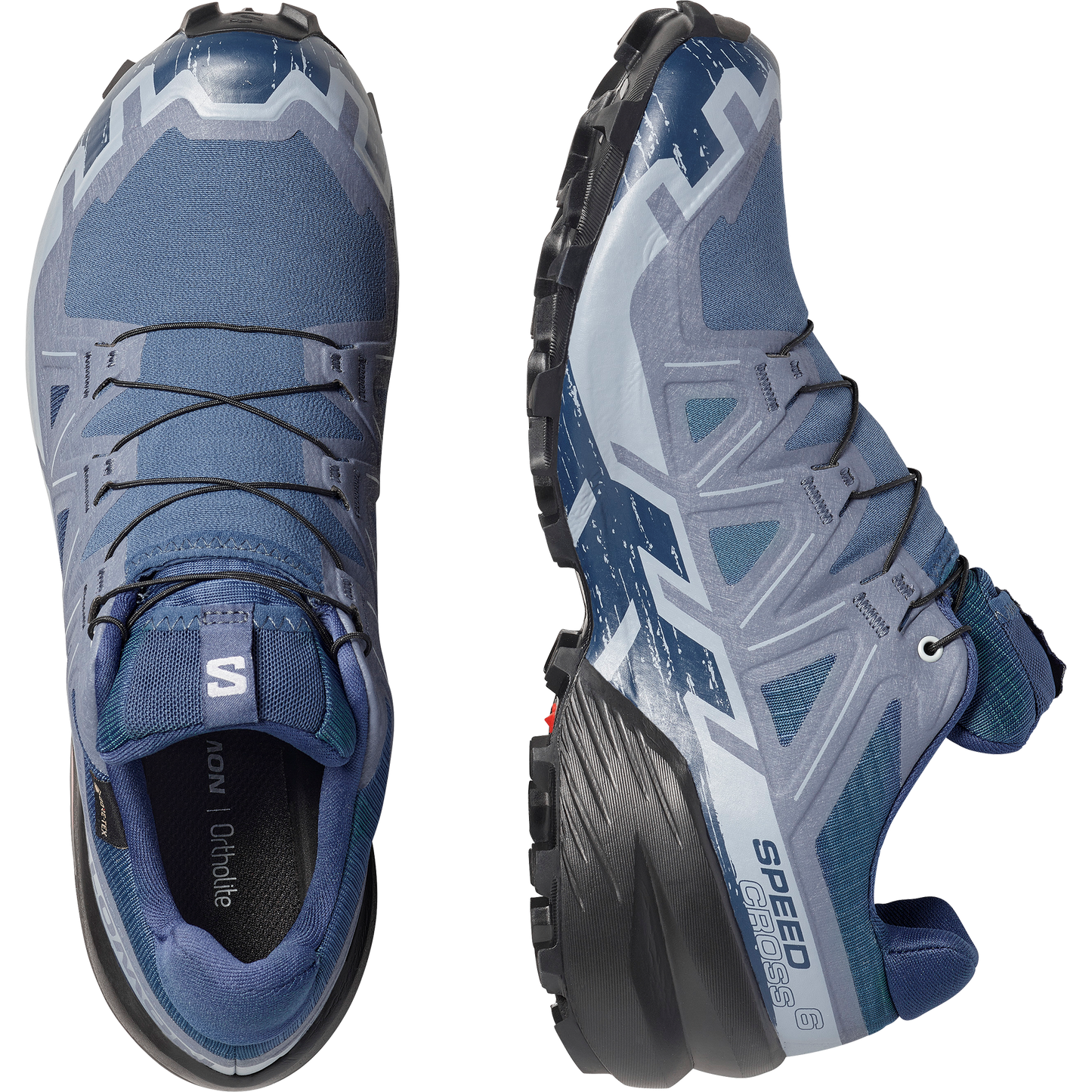 Salomon Speedcross 6 GORE-TEX Men product view 2 — Spellbound / Black / Tradewinds