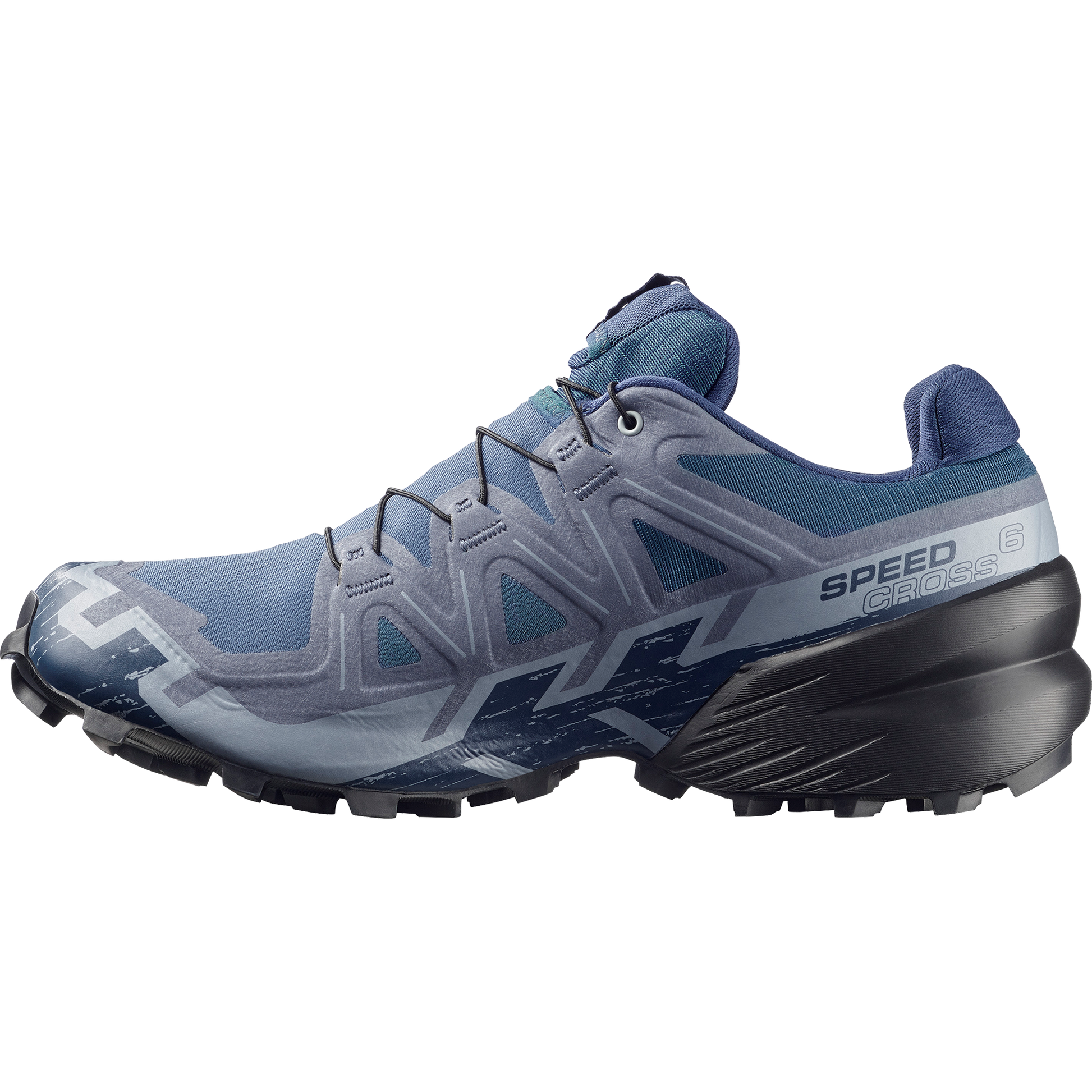 Salomon Speedcross 6 GORE-TEX Men product view 3 — Spellbound / Black / Tradewinds