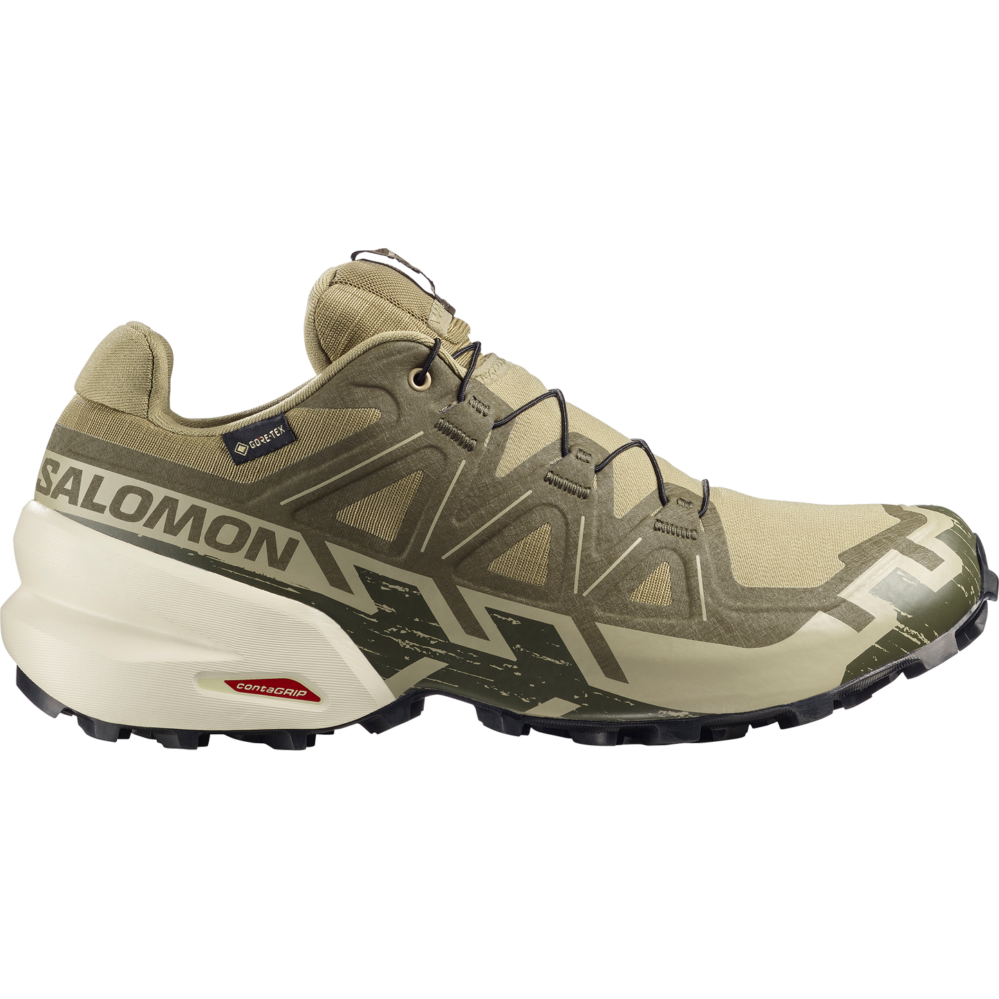 Salomon Speedcross 6 GORE-TEX Men product view 1 — Aloe / Aspargus Green / Grape Leaf