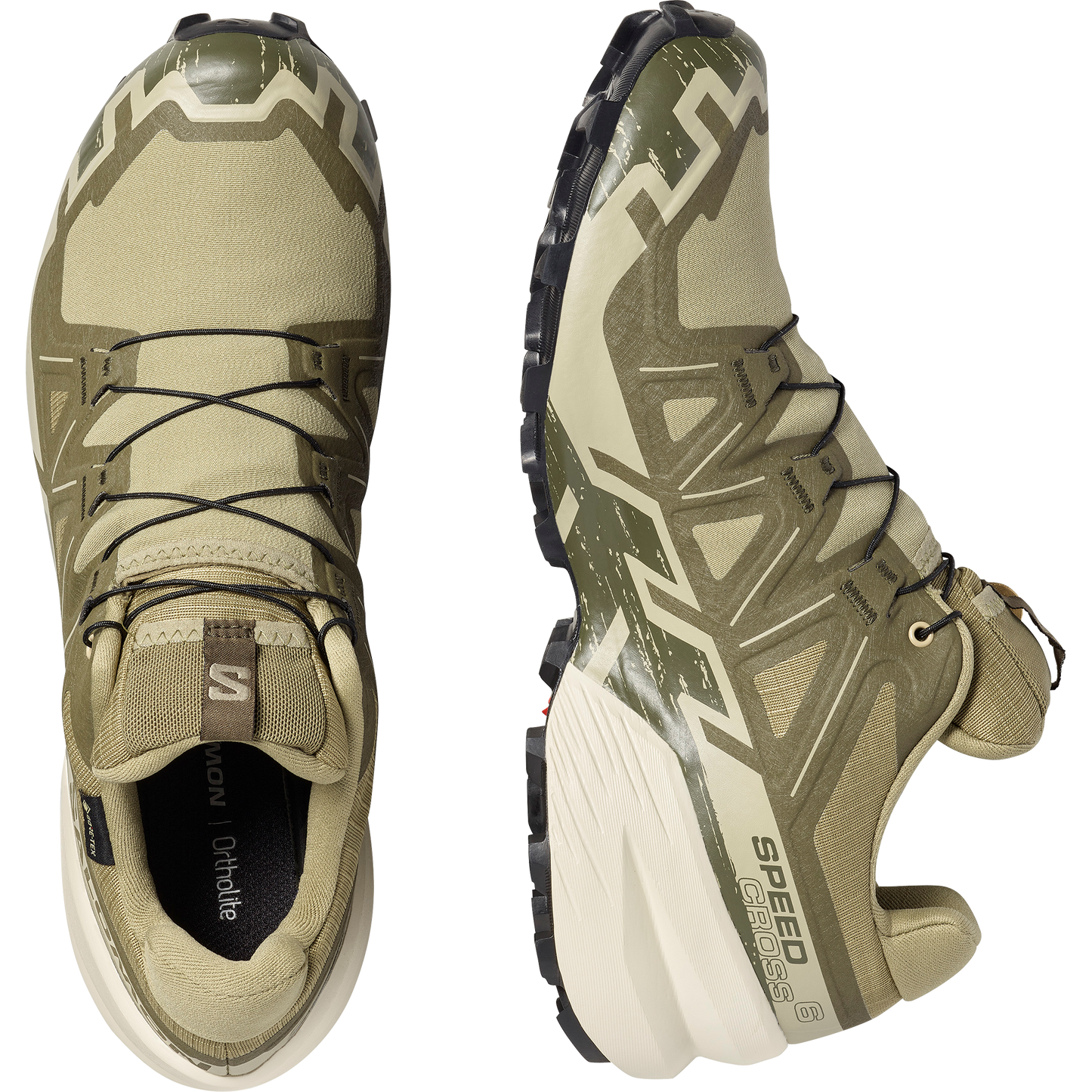 Salomon Speedcross 6 GORE-TEX Men product view 2 — Aloe / Aspargus Green / Grape Leaf