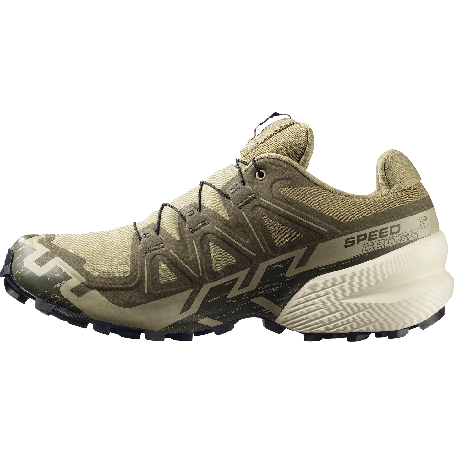 Salomon Speedcross 6 GORE-TEX Men product view 3 — Aloe / Aspargus Green / Grape Leaf