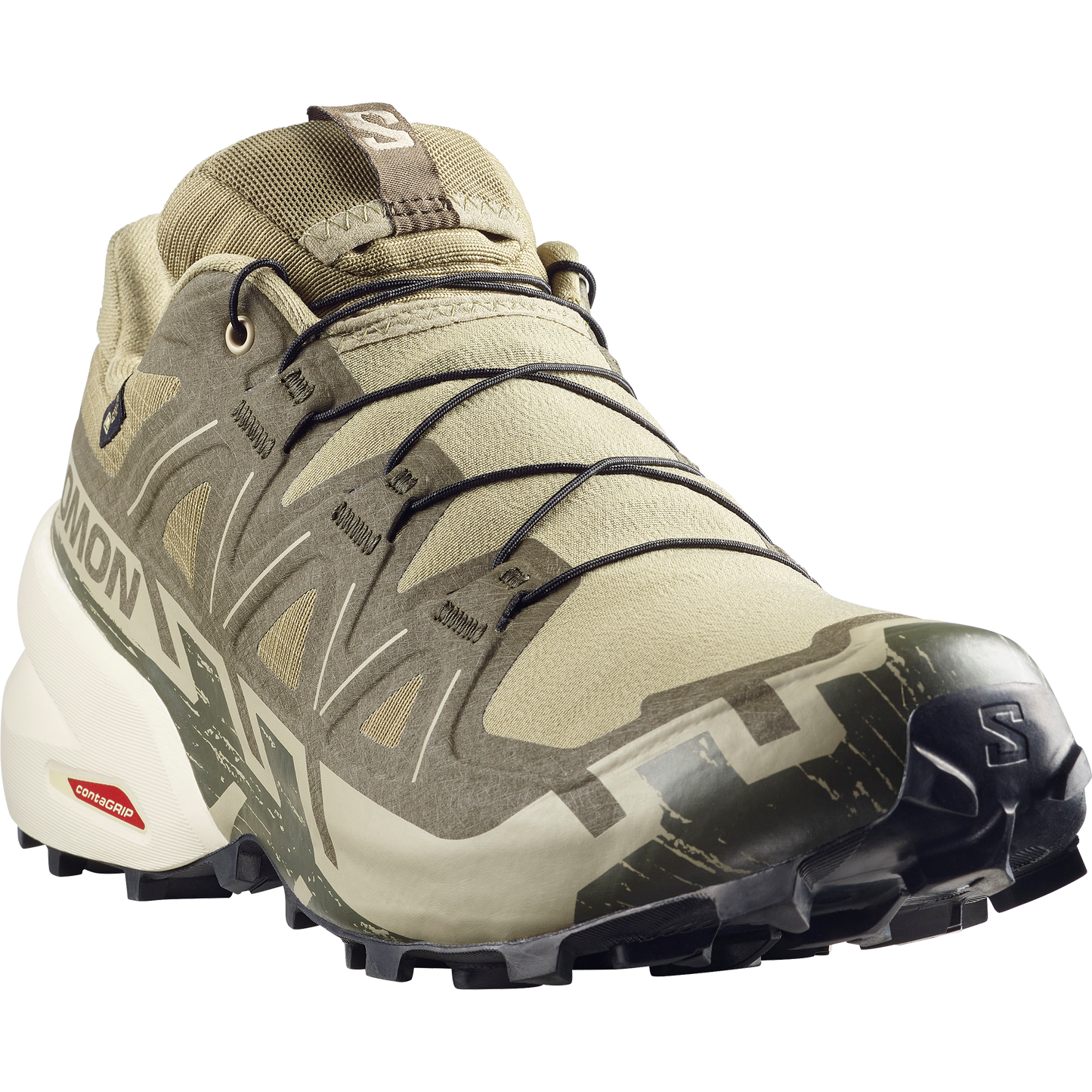 Salomon Speedcross 6 GORE-TEX Men product view 4 — Aloe / Aspargus Green / Grape Leaf