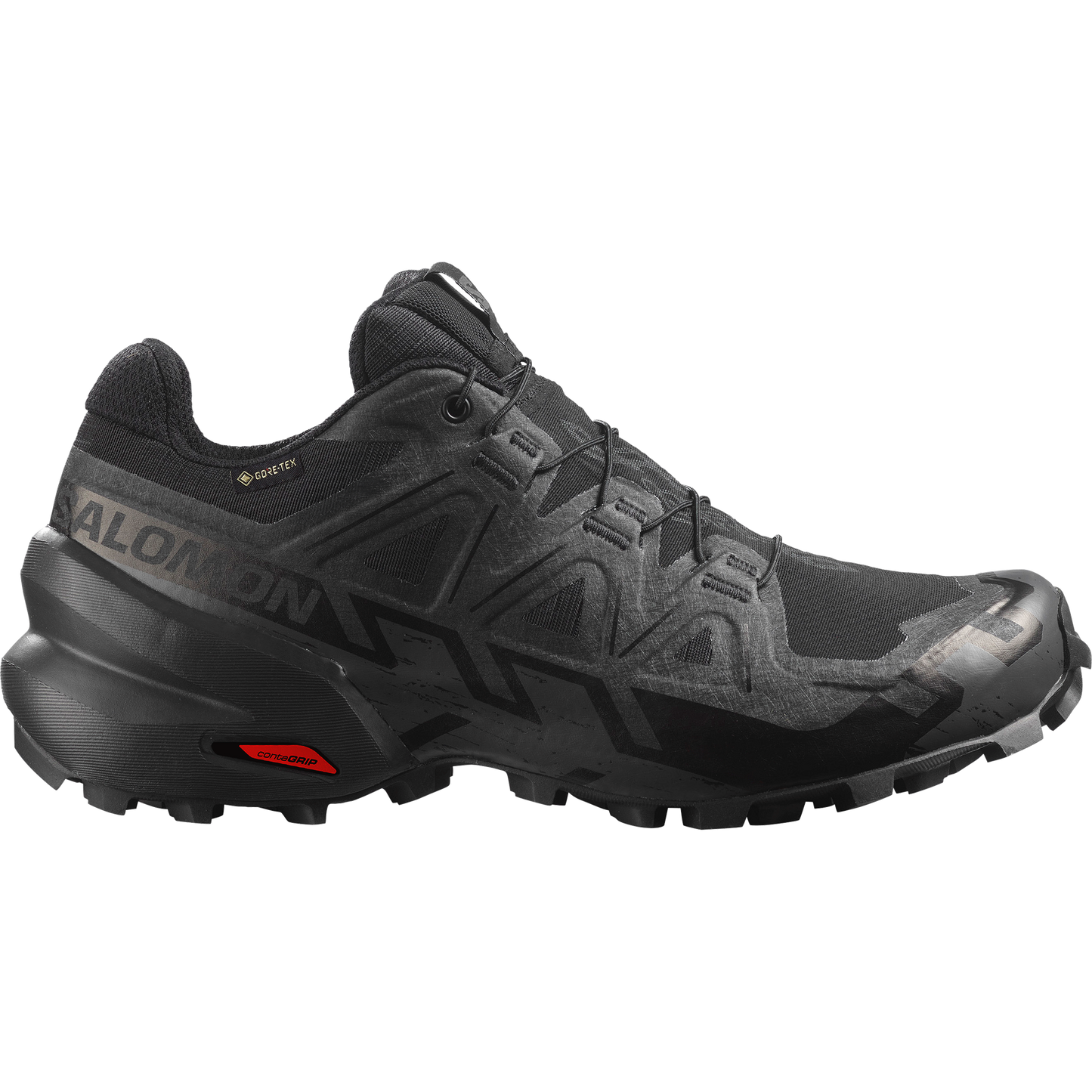Salomon Speedcross 6 GORE-TEX Women product view 1 — Black / Black / Phantom