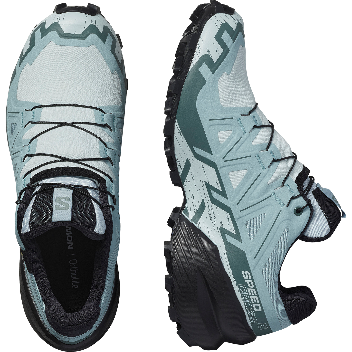Salomon Speedcross 6 GORE-TEX Women product view 2 — Ballad Blue / Black / Tourmaline