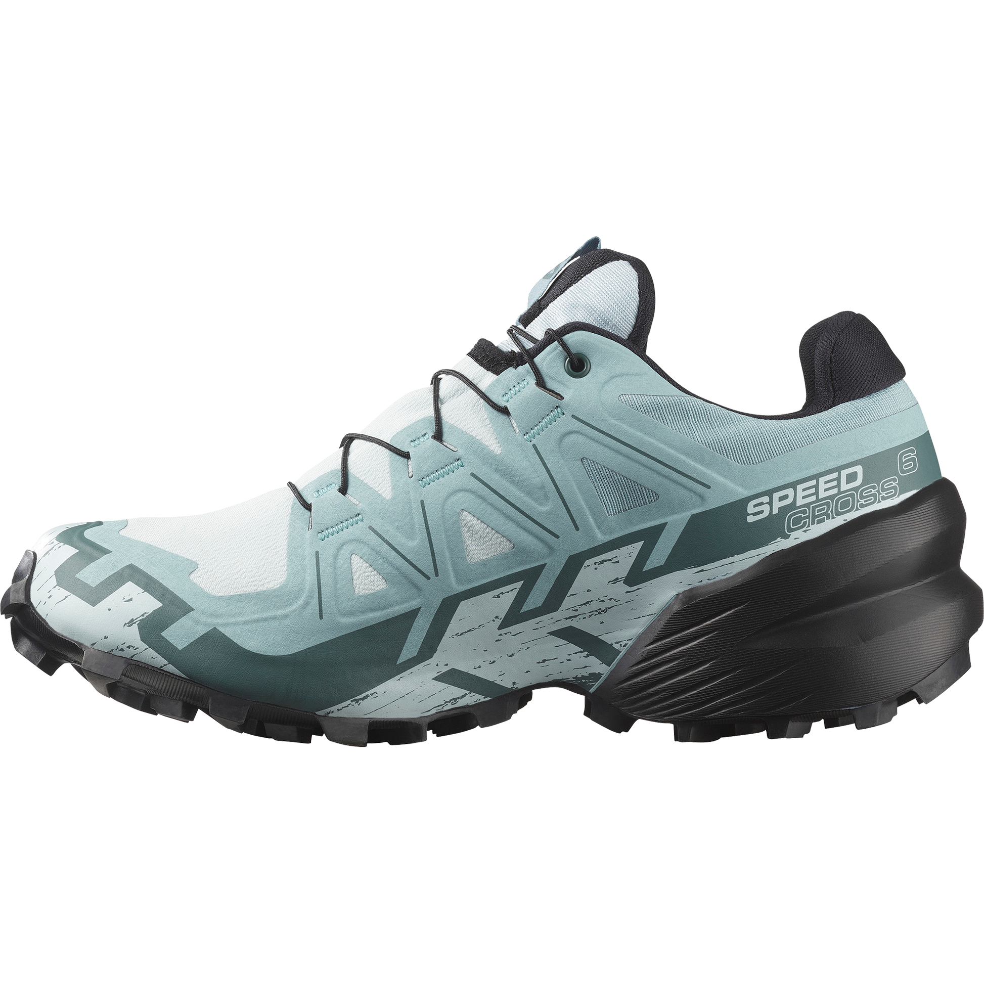 Salomon Speedcross 6 GORE-TEX Women product view 3 — Ballad Blue / Black / Tourmaline
