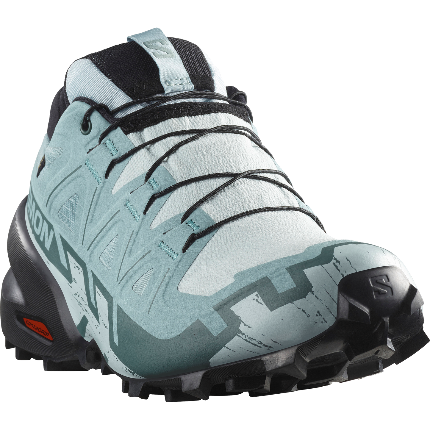 Salomon Speedcross 6 GORE-TEX Women product view 4 — Ballad Blue / Black / Tourmaline