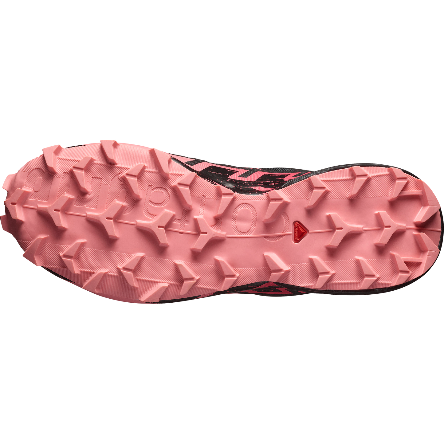 Salomon Speedcross 6 GORE-TEX Women product view 6 — Nine Iron / Black / Flamingo Pink