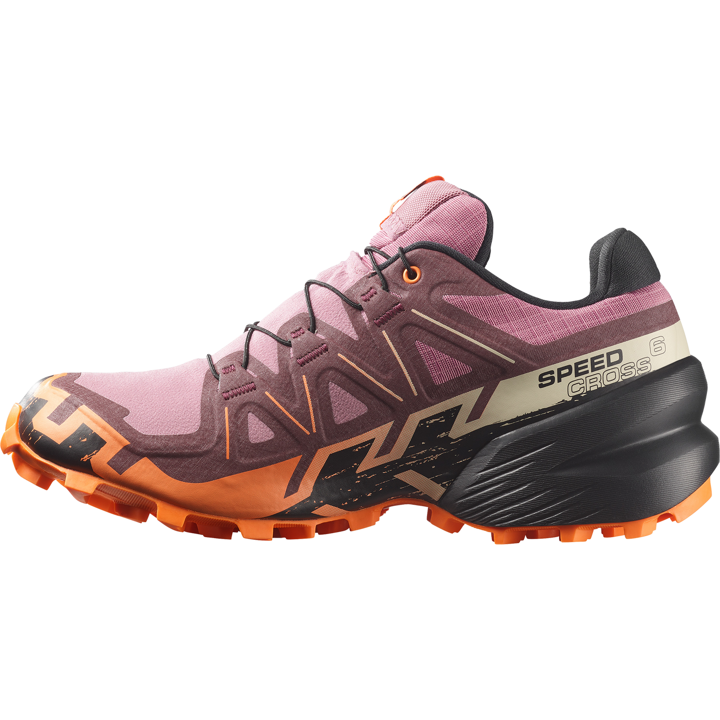 Salomon Speedcross 6 GORE-TEX Women product view 3 — Dusky Orchid / Huckleberry / Nectarine