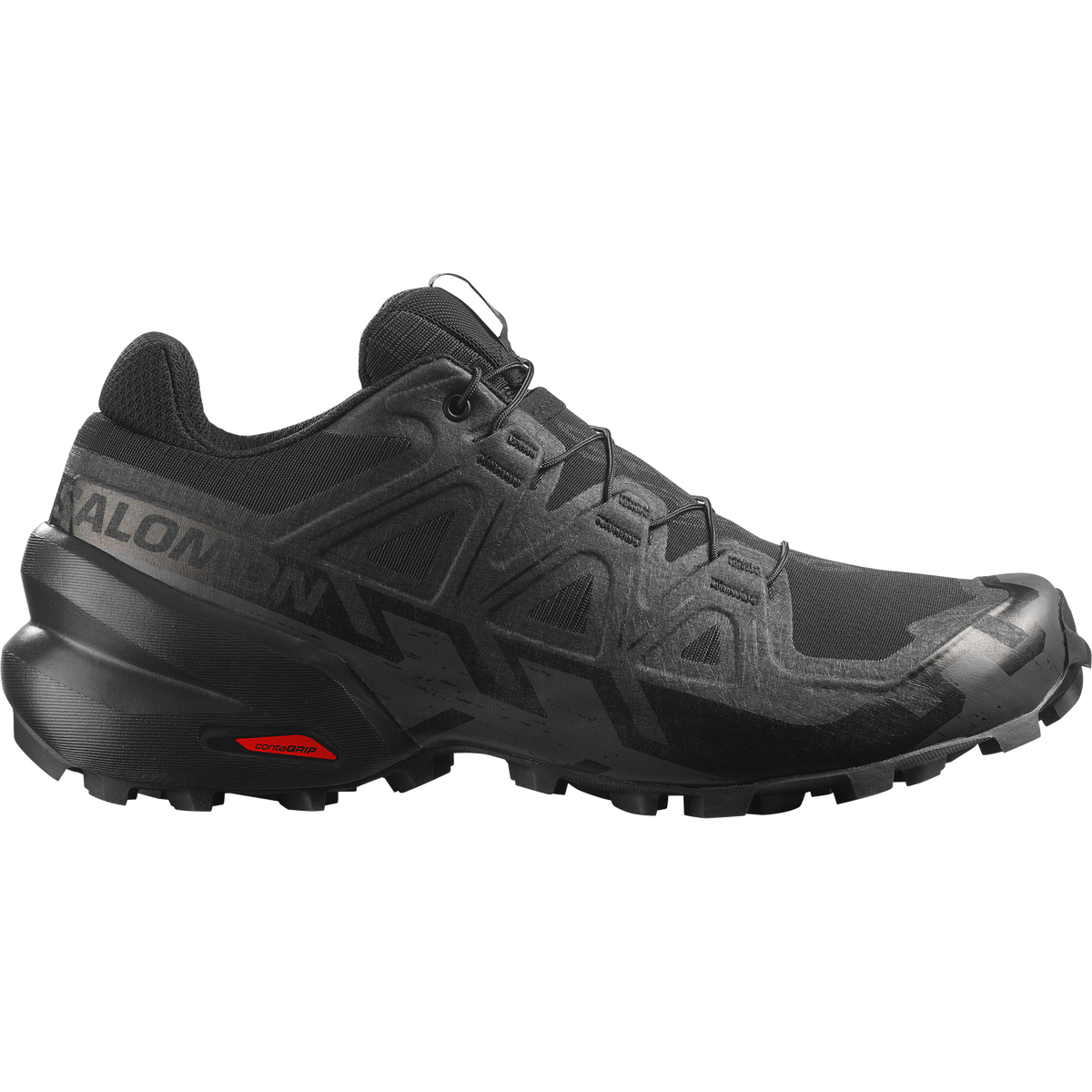 Salomon Speedcross 6 Women product view 1 — Black / Black / Phantom