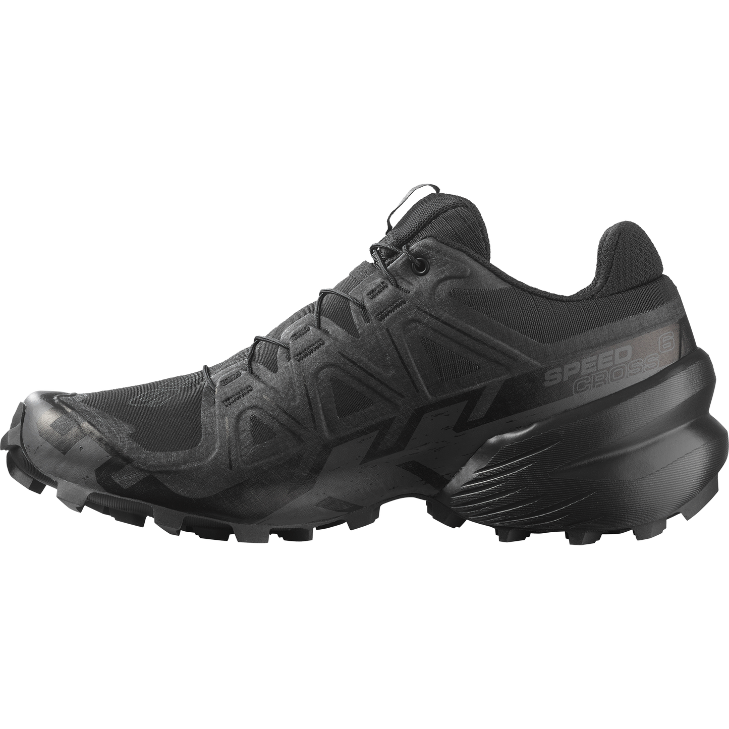 Salomon Speedcross 6 Women product view 3 — Black / Black / Phantom